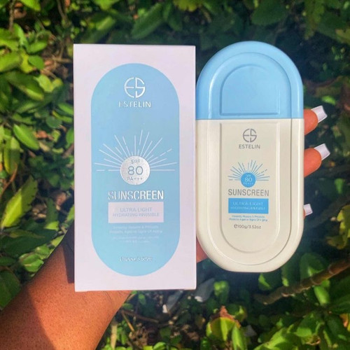 کرم ضد آفتاب استیلن (Estelin) مدل SPF 50 بدون رنگ و آبرسان اصل
